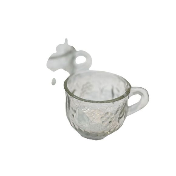 Glass punch bowl glasses / mugs (6) - Picture 10 of 10